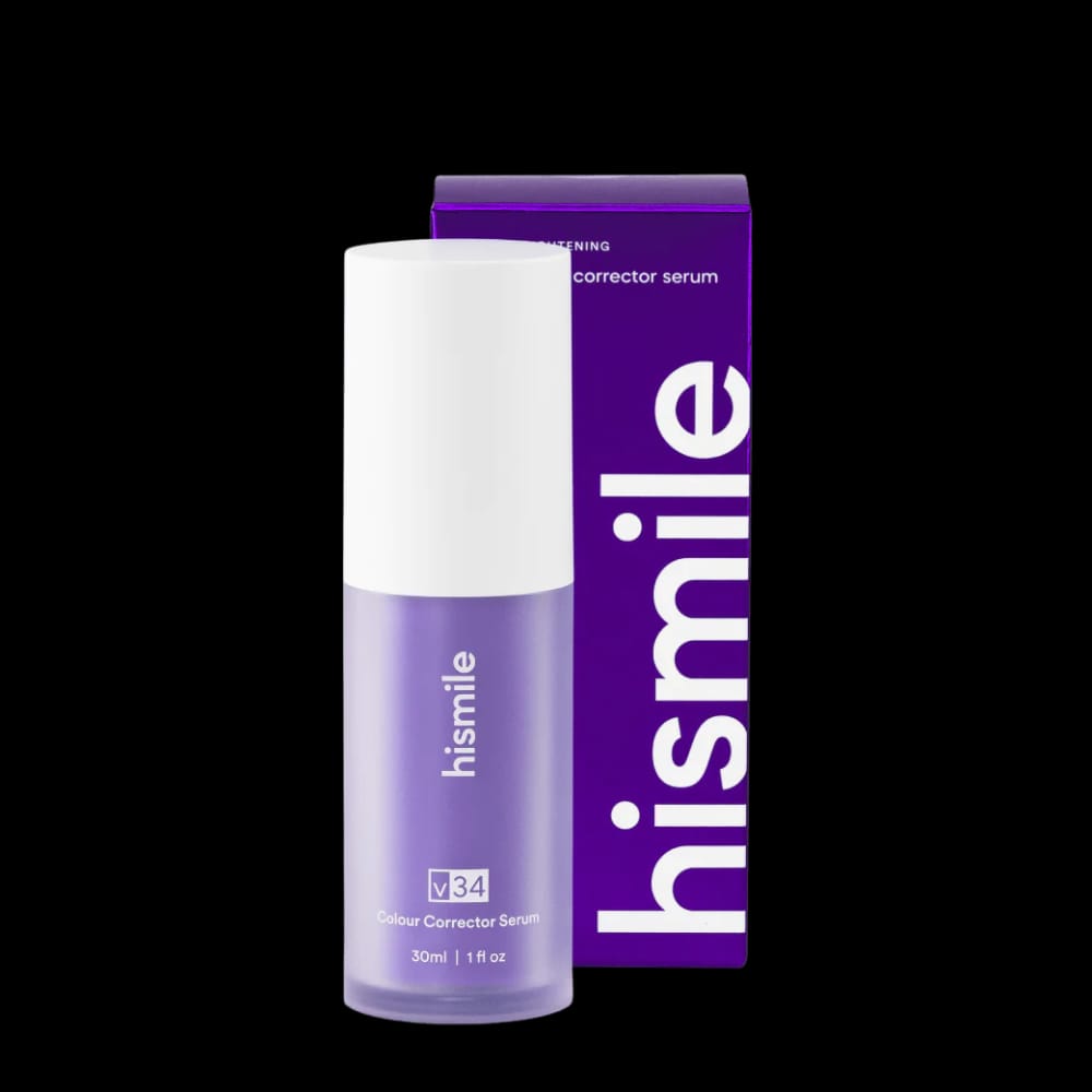 Hismile V34 Colour Corrector, Tooth Stain Concealer, Teeth Whitening Booster, Purple Toothpaste, Color Correcting Technology, V34, Tooth Colour Corrector